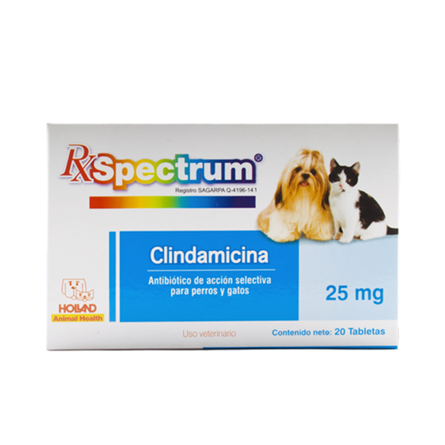 Spectrum Clindamicina 20 Tabletas - Holland Spectrum Clindamicina 20 Tabletas - Holland